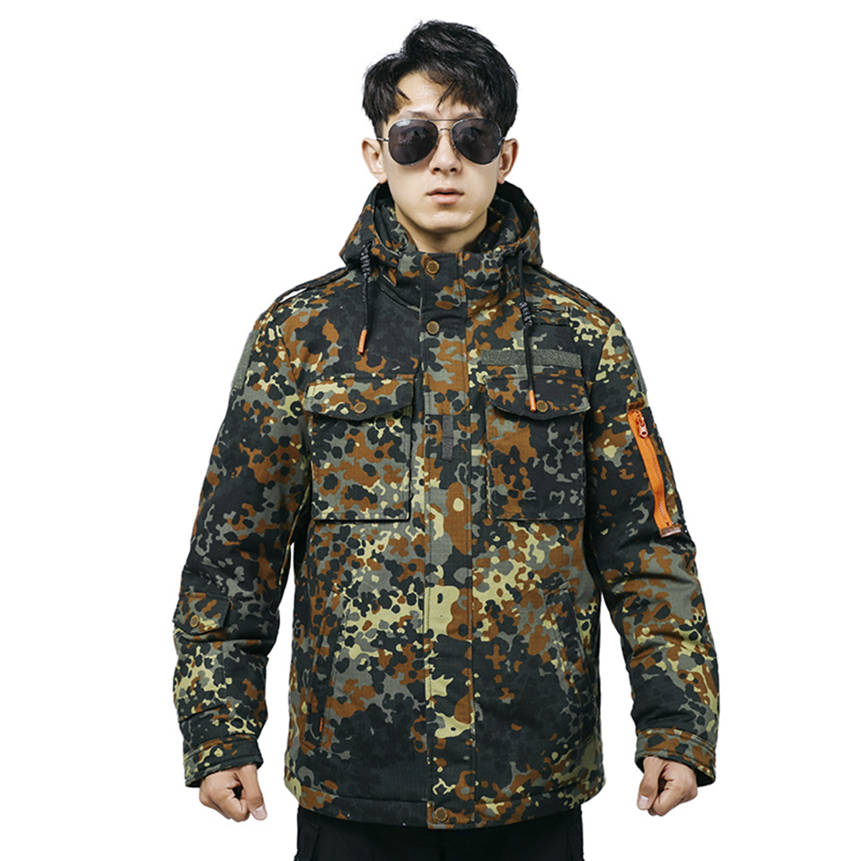 【重装保暖】德斑迷彩极地防寒大衣