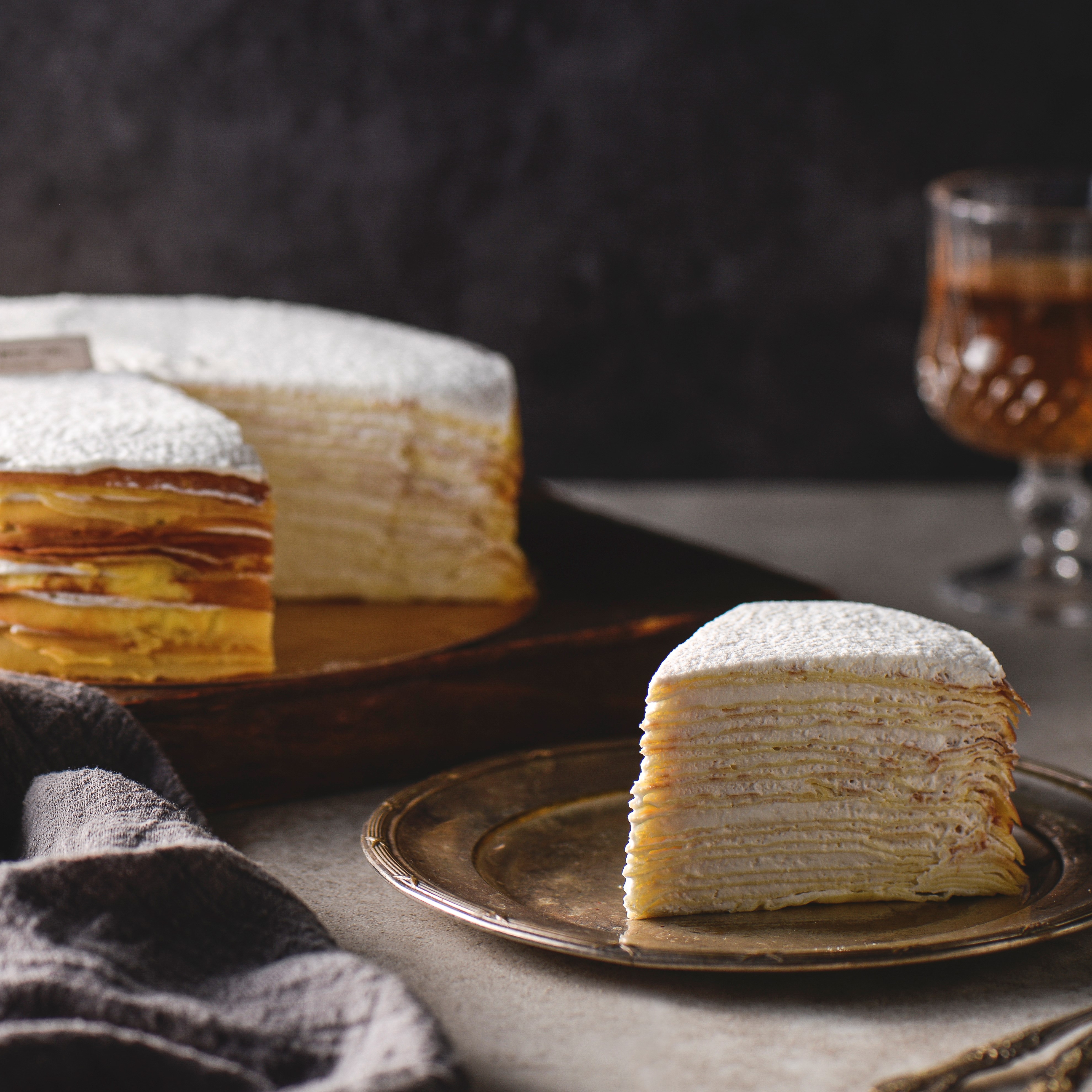 7寸岩烧乳酪千层