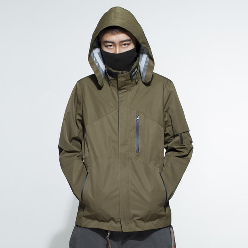 情侣经典款原色冲锋衣