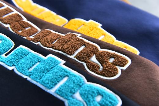 高定sup新款加厚加绒版本 情侣款 植绒logo字母帽衫卫衣 wy322