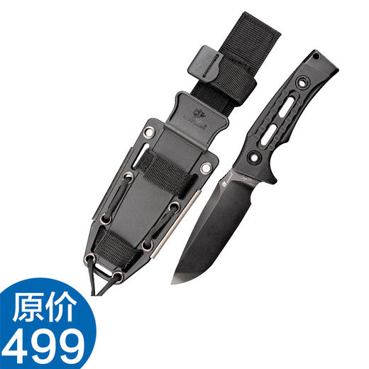 汉道 洛克 D2 钢 生存刀战术直刀野外求生 防身刀TD-13A JX100 商品图0