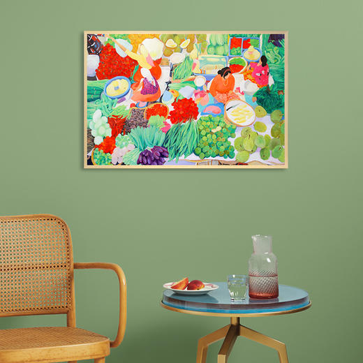 刘溪子 写实客厅餐厅卧室墙面喷绘装裱装饰画 商品图4