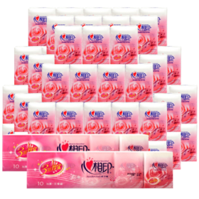 心相印玫瑰手帕纸10包装C910