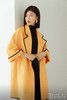 AtelierMissLu / Mirna-奶蜜黄撞色翻领羊毛长外套 商品缩略图12