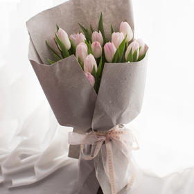 「花束」粉色郁金香