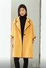 AtelierMissLu / Mirna-奶蜜黄撞色翻领羊毛长外套 商品缩略图9