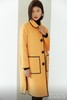 AtelierMissLu / Nuria-奶蜜黄撞色口袋羊毛长外套 商品缩略图6