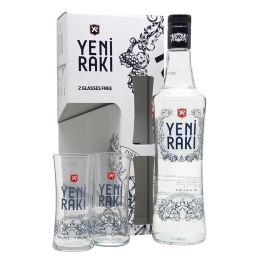 耶尼牌土耳其拉克酒700ml【超值一瓶两杯礼盒装】/Yeni Raki Classic Gift Box 商品图0