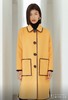AtelierMissLu / Nuria-奶蜜黄撞色口袋羊毛长外套 商品缩略图4