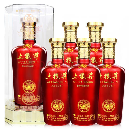 [白酒]五粮液 五粮尊朱雀42度500ml 商品图1