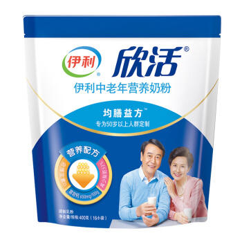 伊利中老年营养奶粉400克 商品图0