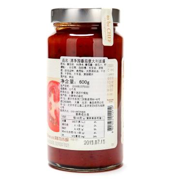【中文】清净园 番茄味意大利面酱600  商品图1
