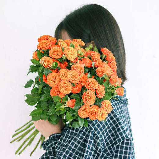 【周四团购】多头泡泡玫瑰一把69.8元 2人拼团 商品图0