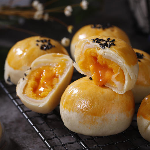 流心酥 6枚装 单枚55g 糕点好吃的网红零食小吃休闲食品 单盒330g