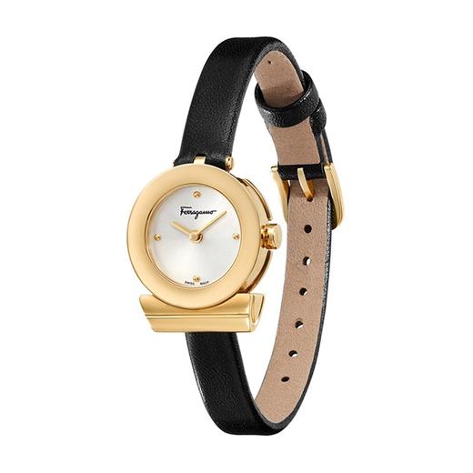 salvatore ferragamo/菲拉格慕手表镀金时尚手镯女士石英腕表f4