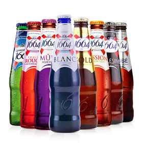 【备用】【1瓶】法国1664啤酒250ml*1瓶(多口味可选)