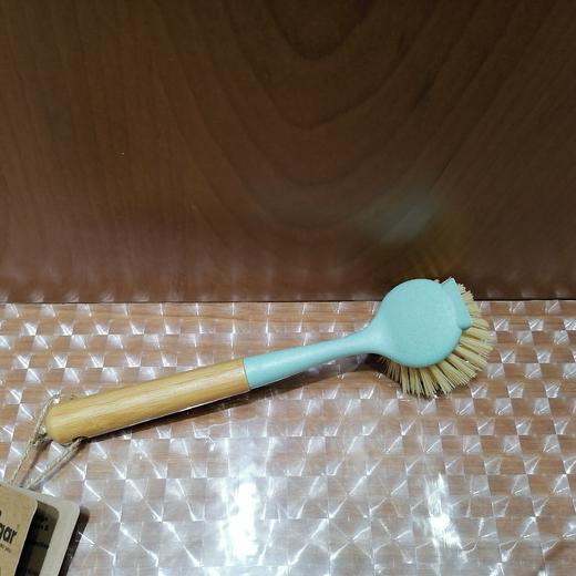 西班牙Vigar谷物纤维竹柄圆形碟刷 商品图2