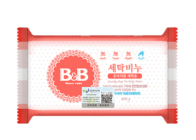 【中文】B&B 新包装儿童洗衣皂/洋槐  