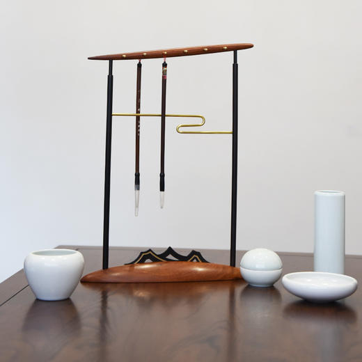 天一书局出品 腾云笔挂笔架 中式复古创意文房毛笔笔架 商品图0