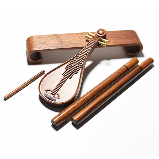 天一书局出品 琵琶双管礼盒香器 中国雅致古典风套装 商品图3