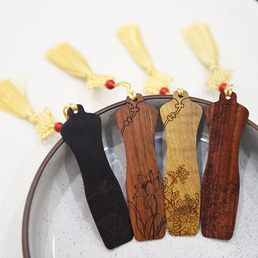 天一书局出品 中国结旗袍书签四件套 古典中国风创意礼物 商品图0