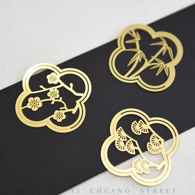 天一书局出品 清净/苏窗观景套装书签 创意古典中国风黄酮书签