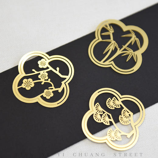 天一书局出品 清净/苏窗观景套装书签 创意古典中国风黄酮书签 商品图0