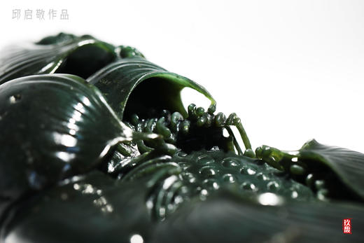 和田玉（碧玉）摆件--和合二仙 （邱启敬） 商品图3