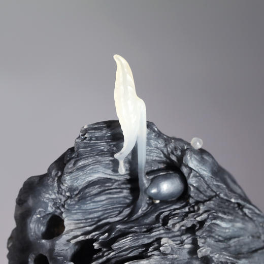 和田玉（青花）摆件--莲蓬 （邱启敬）171.12g 商品图2