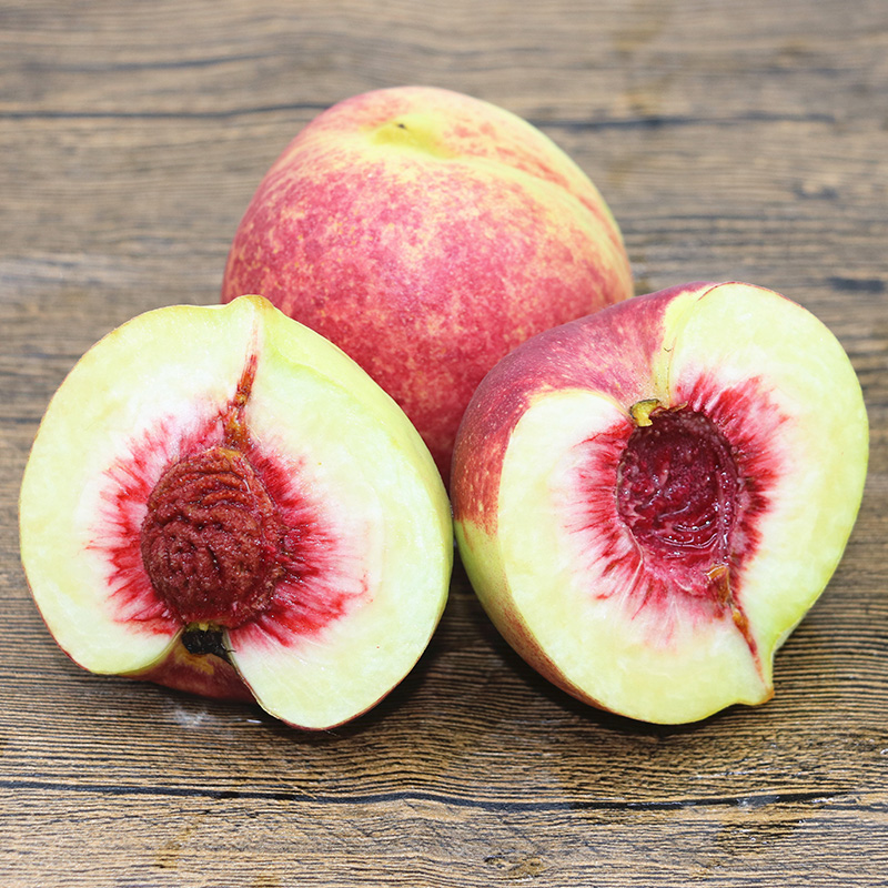 攀枝花黑美人桃子455斤脆脆的果皮软糯香甜的果肉桃香十足吃上一口浓