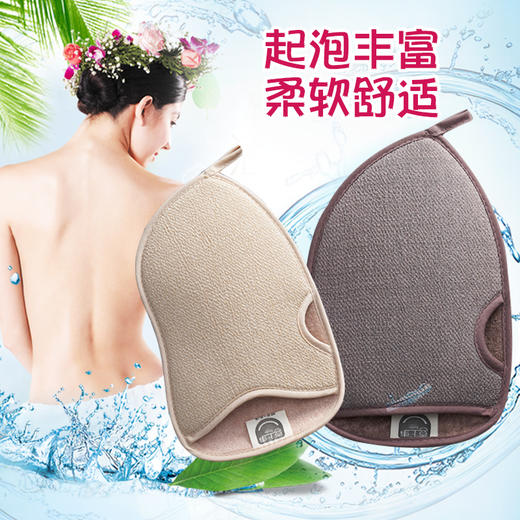 「搓灰神器」专利型洗澡巾搓澡巾  搓泥如下雨 轻松不费力不伤肤 去除皮肤角质清爽止痒，买就送血橙沐浴露和芝士皂随机发，款式颜色随机发 商品图9