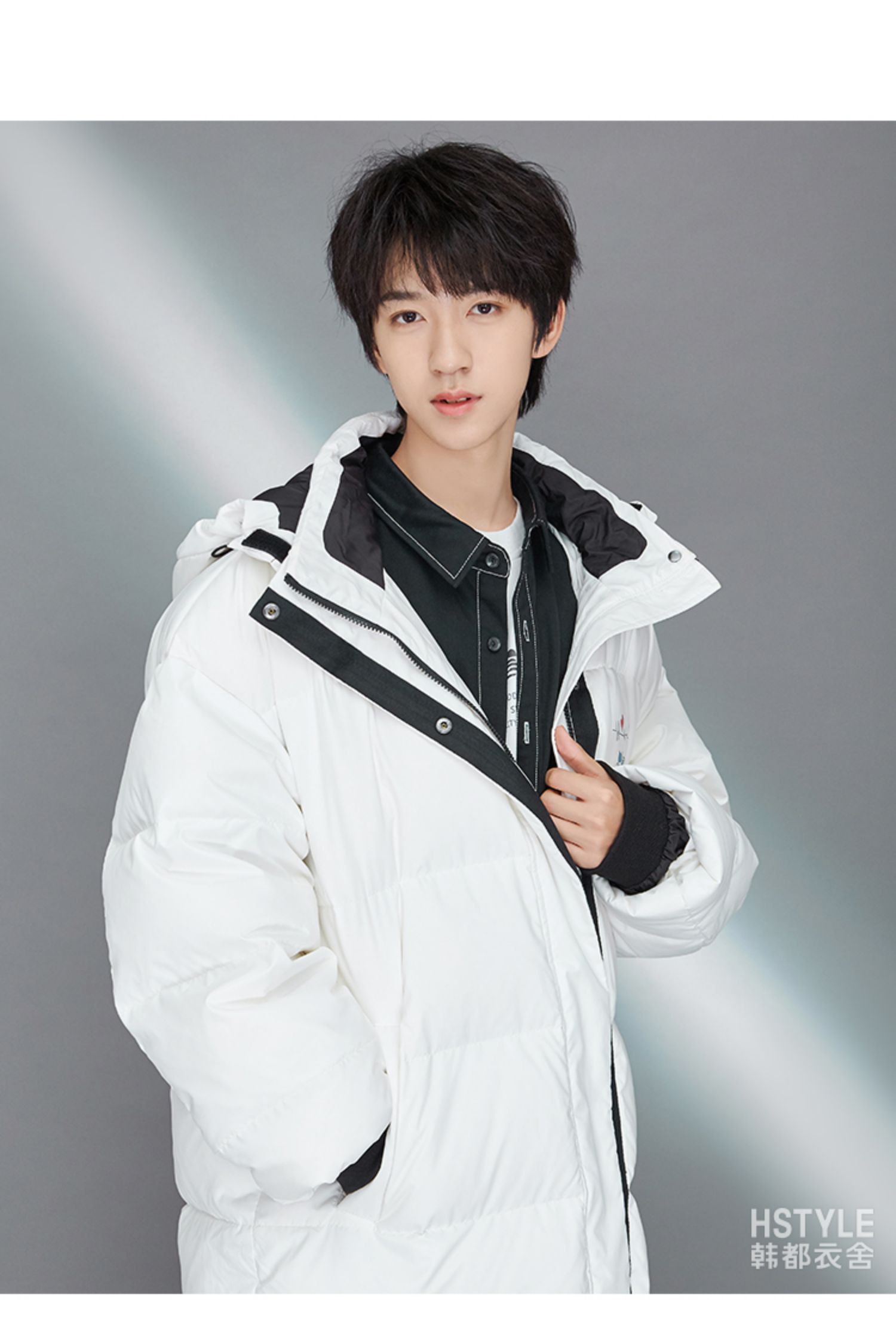 【时代少年团联名】韩都衣舍2020新款冬装外套中长款羽绒服女魭