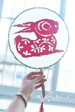 A8-6剪纸扇子 商品图0