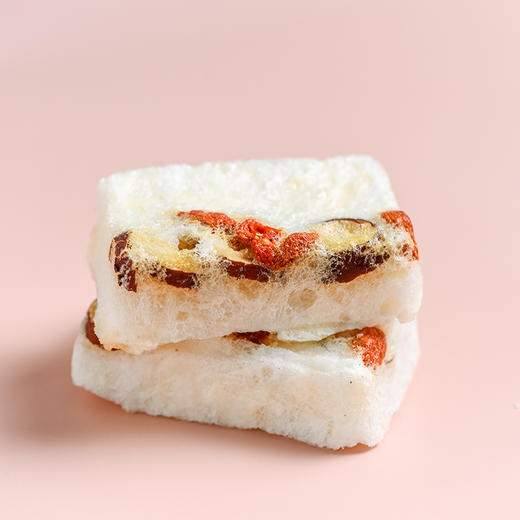 漫莳客 冻干免煮红枣枸杞银耳羹 盒装 6块/盒 商品图3