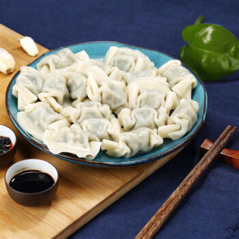 湾仔码头韭菜猪肉水饺720g（仅供济南市区） 商品图1
