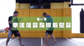 1.拳法组合与步伐配合