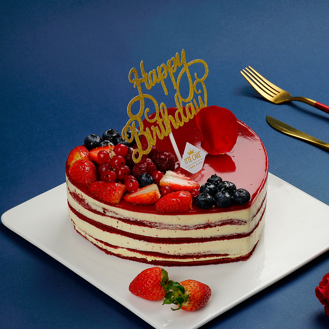 【树莓歌剧院】动物奶油  心形慕斯蛋糕；送爱人、老婆、妈妈、生日蛋糕、七夕  情人节  表白  女友  恋人