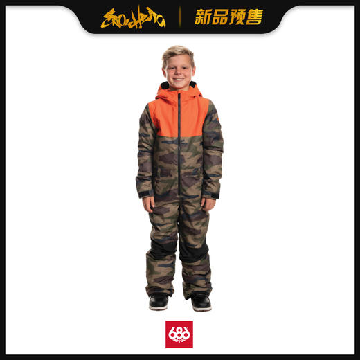 686 1920  boys Shazam One Piece Dark Camo Colorblock S 商品图0
