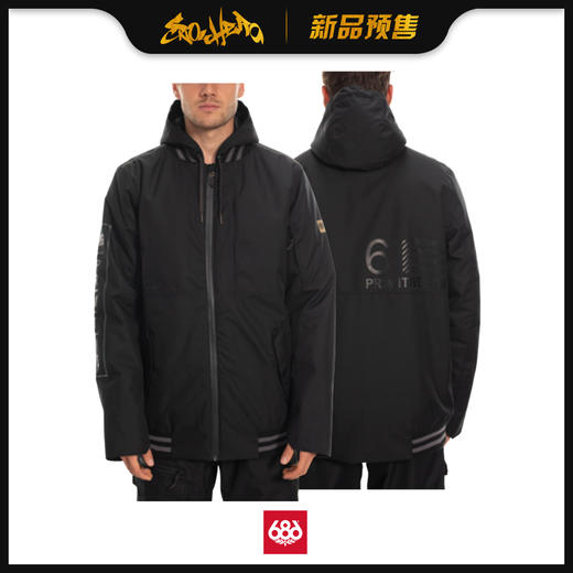 686 1920  MNS Primitive Tech Bomber Insulated Jacket  Black XL 商品图0