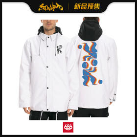 686 1920  MNS Waterproof Coach Jacket  White M