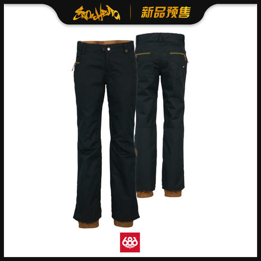 686 1920 WNS Crystal Shell Pant Black M 商品图0