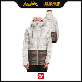 686 1920  WNS Athena Insulated Jacket White Camo Colorblock L