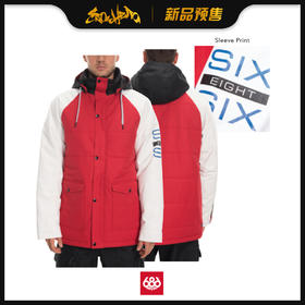 686 1920  MNS Blend Insulated Jacket Red Colorblock L