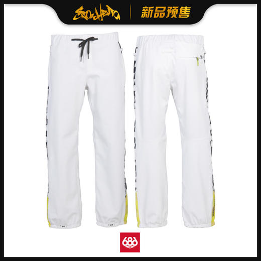 686 1920 BOYS Waterproof Track Pant White S 商品图0