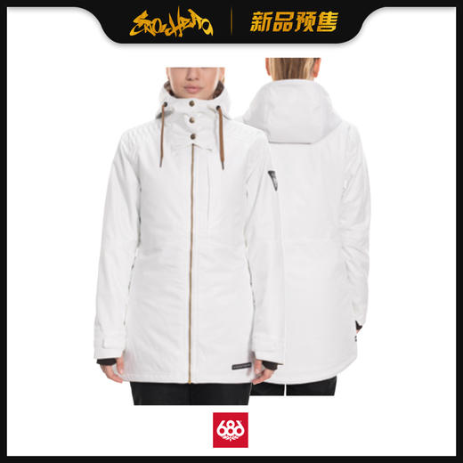686 1920  WNS Aeon Insulated Jacket White Dobby L 商品图0