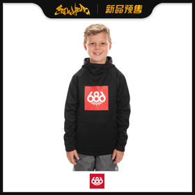 686 1920 BOYS Bonded Pullover Hoody Black S