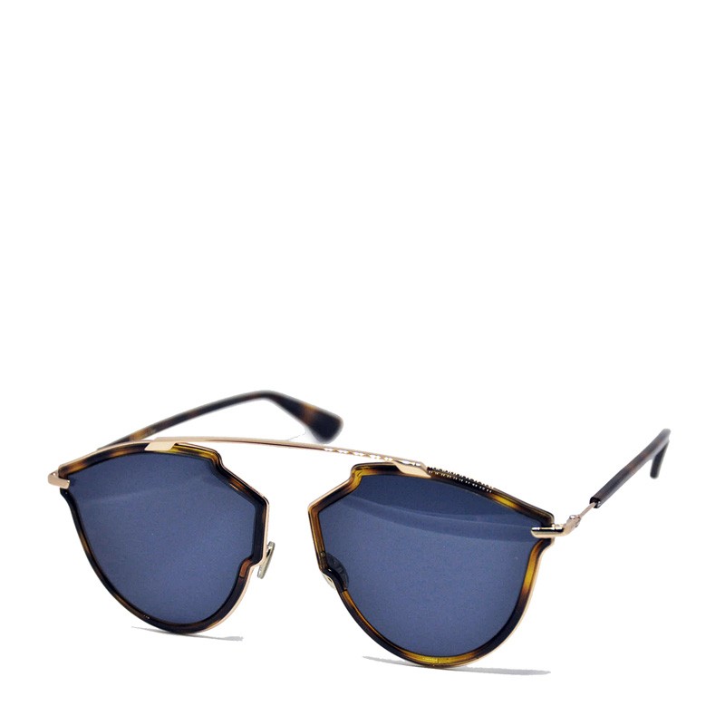 DIOR/迪奥 女款花色镜框蓝色镜片太阳镜 QUM-DKHVNA-GOLD-58-17-145-LNBL-KU-3 主要经营女装、男装、首饰、香水、化妆品,童装等消费品。
