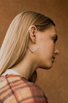 北京仓｜MARIA BLACK-TOVE-耳环 银色（单只）［丹麦设计师］