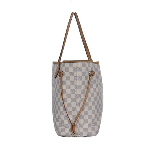 louis vuitton 路易威登 lv neverfull 拼色棋盘格经典款托特包