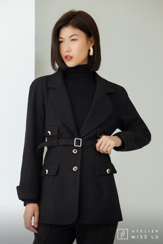 AtelierMissLu / Doria-经典修身翻领外套 商品图5